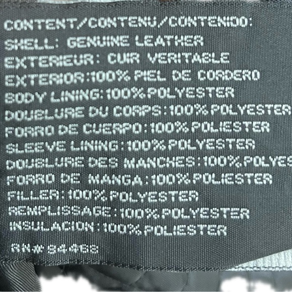 Claiborne Outwear Men’s Lambskin Leather Jacket Size Medium - Picture 6 of 8